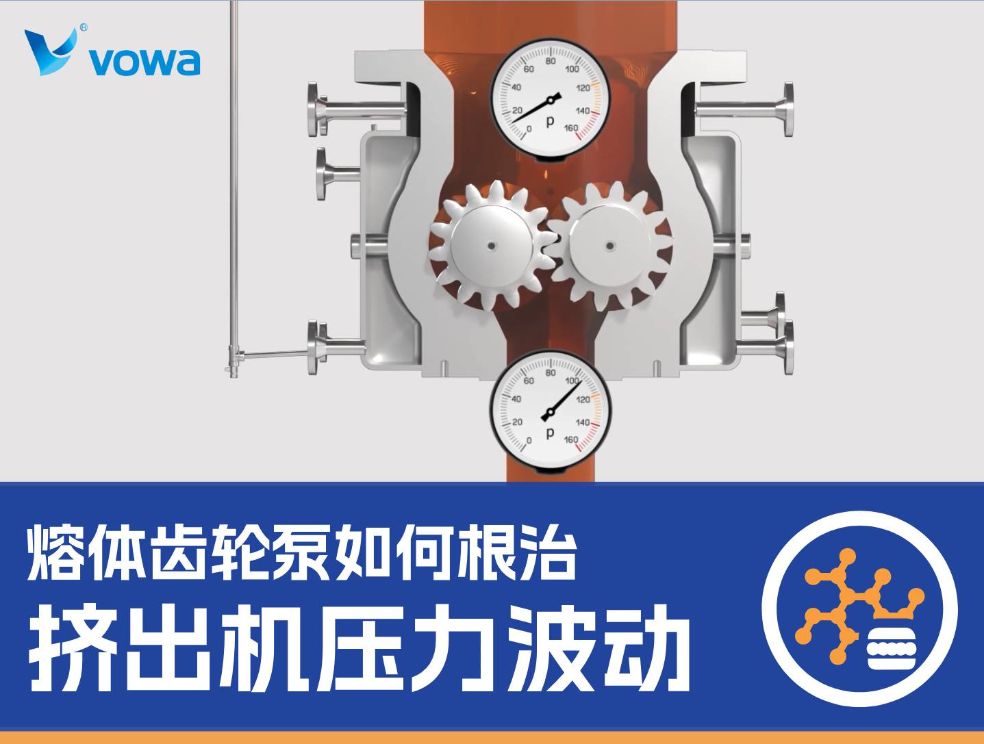 熔体齿轮泵如何根治挤出机压力波动？深度